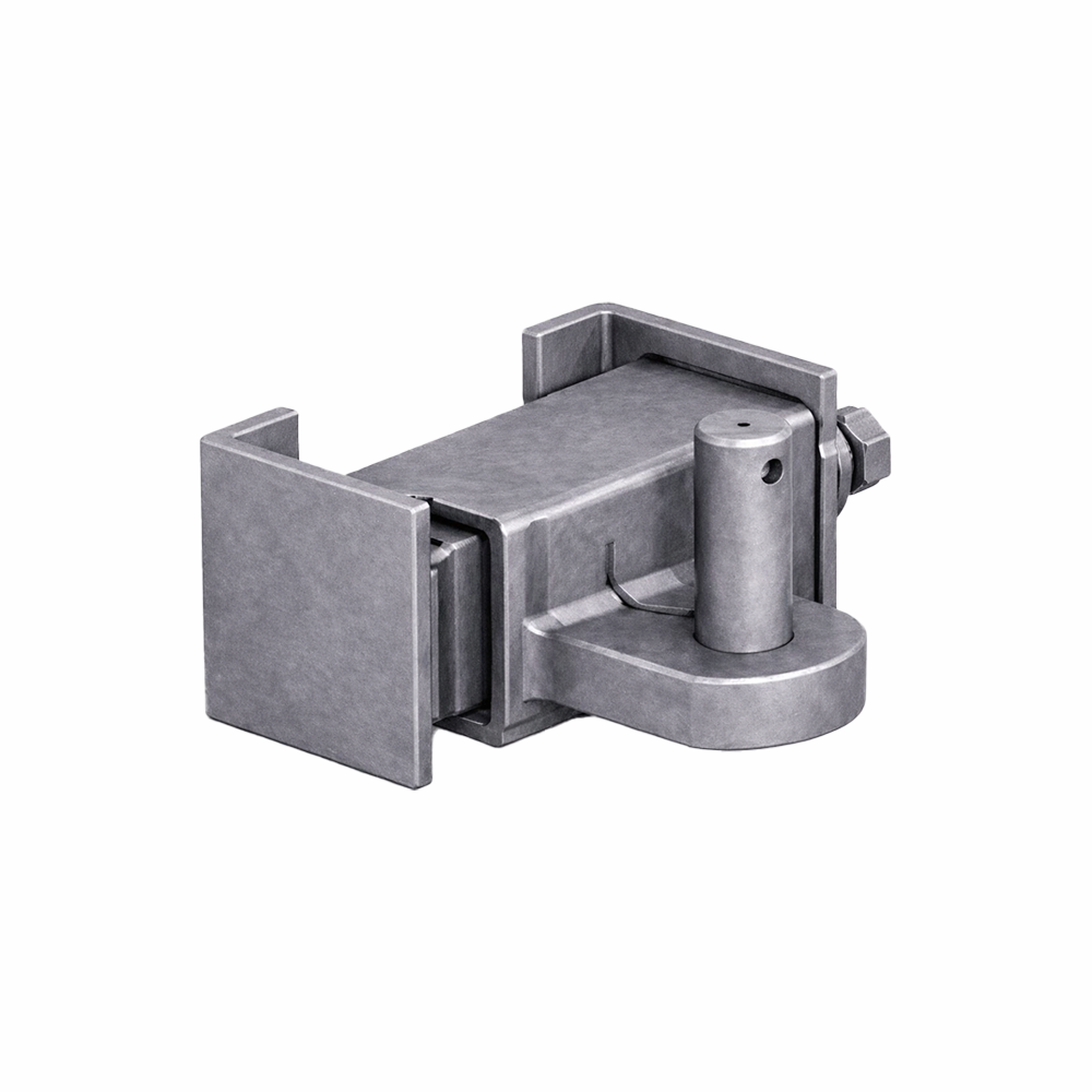 ADJUSTABLE RSJ GATE HANGER FOR METAL GATES